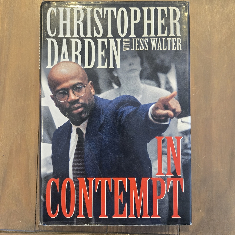 In Contempt by Christopher Darden Hardcover